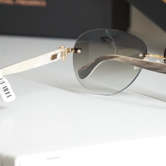 Morgenthal Frederics Sunglasses Buffalo Horn $1415